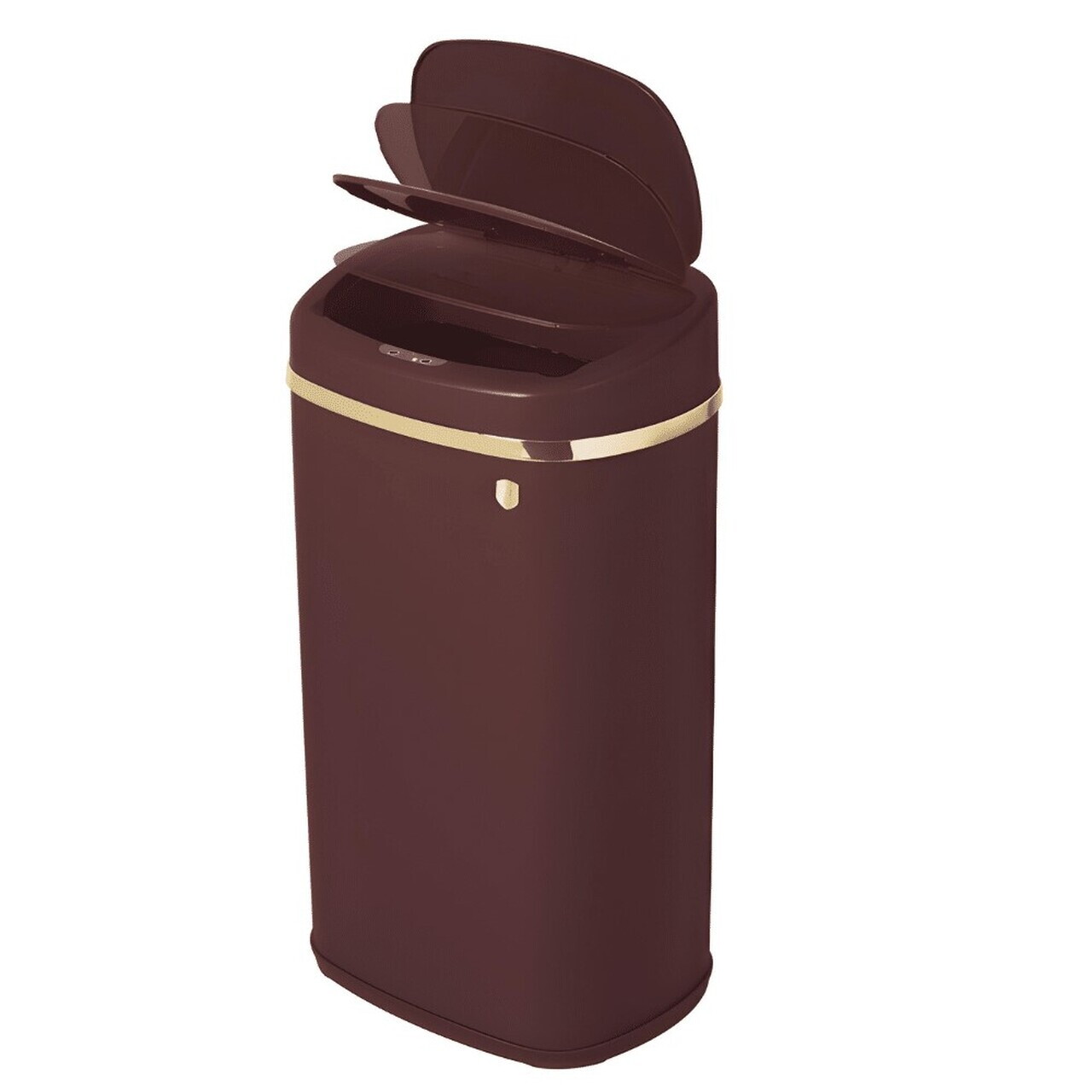 Cos de gunoi cu senzor Berlinger Haus, Leonardo, 39.5x28x67 cm, 58 L, fier, visiniu mat - imagine 7